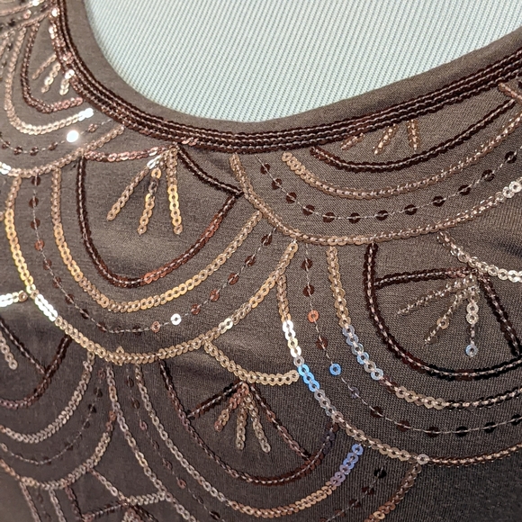 Kische Art Deco Top with Sequins - Picture 2 of 8